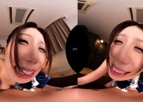 Cumshot wanting amateur MILF wanks cock in POV video