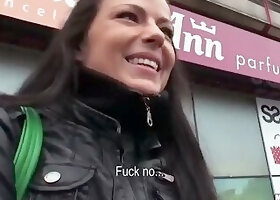 Public Pickups - Naughty Samantha Joons Goes to the Bathroom to Blow Martin G'un G'ets Pounded