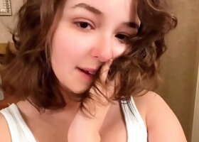 Masturbating Sexy Webcam Babe Big Boobs Webcam Solo