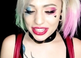 Tattoed Amateur Webcam Girl Hot Dildo Action Masturbation