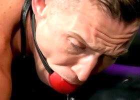 Jessy Dubai Anal Wrecks Ethan Sinn in Bondage