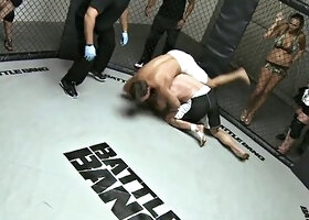 Seth Dickens and Johnny Castle Pound Tattooed Alexia Raes Big Ass and Tits in Boxing Ring