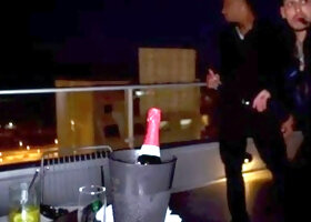 Italian Squirter Takes Two BBCs In Her Tight Pussy!