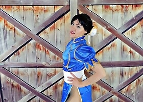 Chun Lis Femdom Cosplay as Fierce Dominatrix