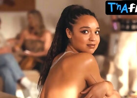 Aisha Dee Breasts Scene  in Watching You