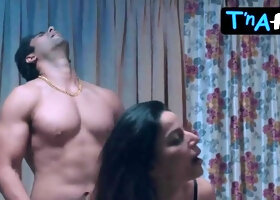 Aayushi Jaiswal Bikini Scene  in Double Kaand