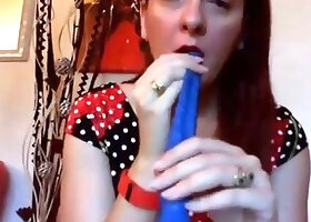 Big blue balloon for you and a great wet orgasm for my pussy