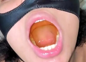 Pregnant woman consumes bodily fluids in explicit scene