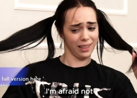 Brunette hardcore blowjob