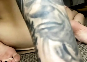 Solo pussy toying redhead sexy close up masturbation action