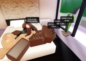 PHAT ASS WHITE GIRL Stunner DRILLS For a Rail in LAMBO (ROBLOX)